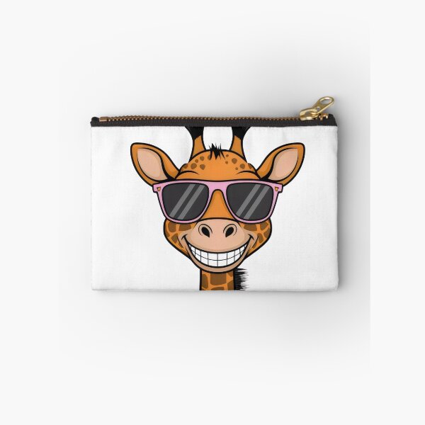 Item preview, Smiling Giraffe with Sunglasses - Giraffe - orange designed and sold by Pastel-Pulse.