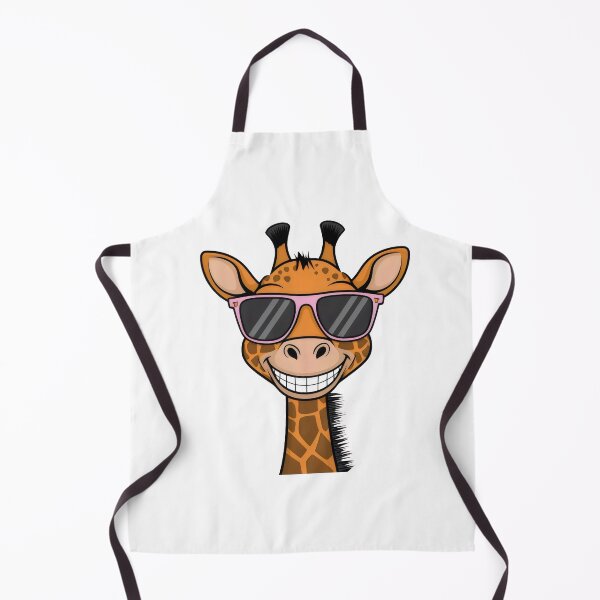 Item preview, Smiling Giraffe with Sunglasses - Giraffe - orange designed and sold by Pastel-Pulse.