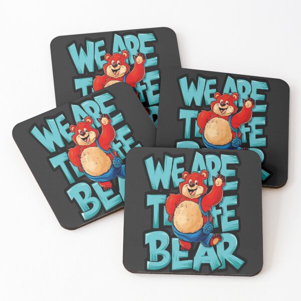 Item preview, We Are the Bear - Vibrant Cartoon Illustration designed and sold by Thaivi Design.