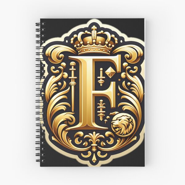 Item preview, a regal and ornate crest featuring a prominent letter "F" designed and sold by ShihawyAhmad.