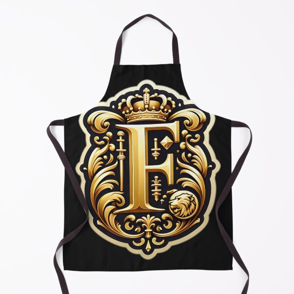 Item preview, a regal and ornate crest featuring a prominent letter "F" designed and sold by ShihawyAhmad.