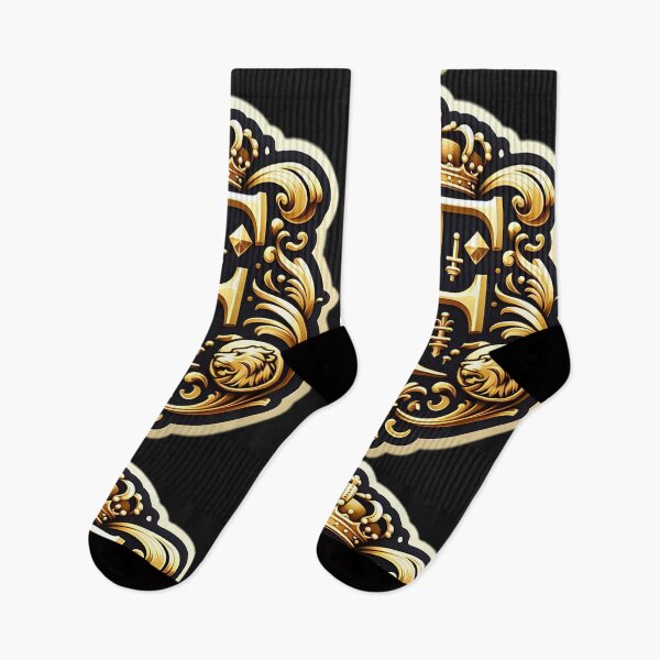 Item preview, a regal and ornate crest featuring a prominent letter "F" designed and sold by ShihawyAhmad.