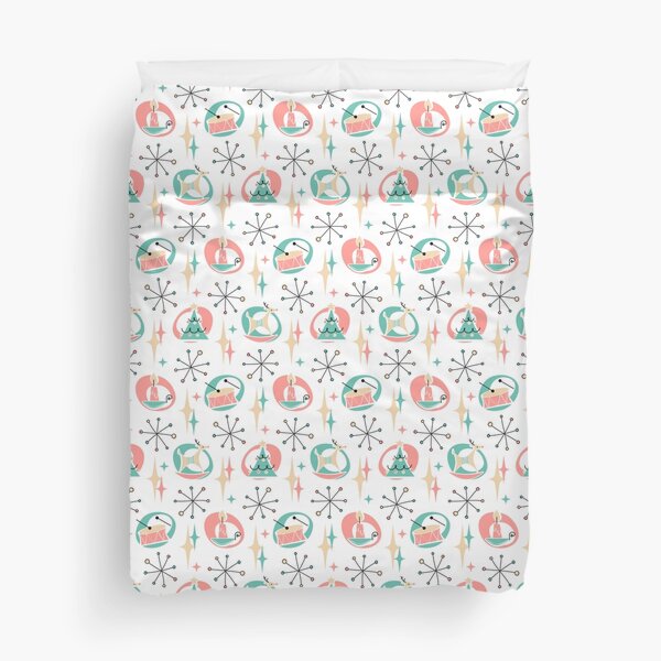 My First Mid-Century Modern Christmas Duvet Cover