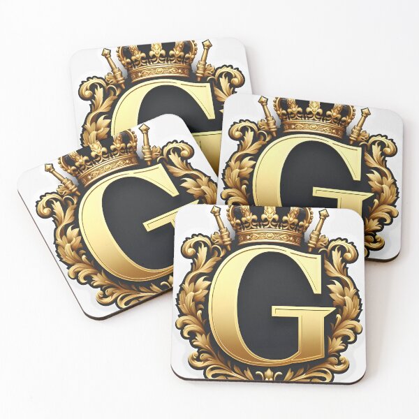 Item preview, a regal and ornate crest featuring a prominent letter "G" designed and sold by ShihawyAhmad.