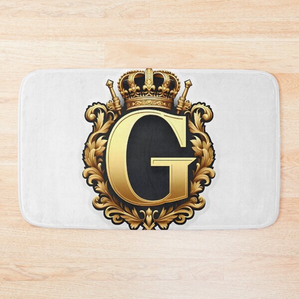 Item preview, a regal and ornate crest featuring a prominent letter "G" designed and sold by ShihawyAhmad.
