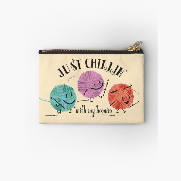 Item preview, chillin homies balls of yarn crochet hooks designed and sold by BigMRanch.