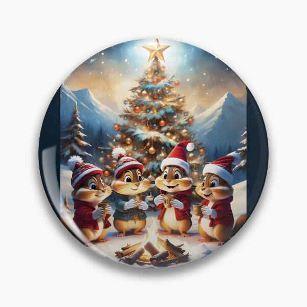 Item preview, CHRISTMAS CRITTERS STAYING WARM AND SHARING HOT COCOA designed and sold by Tammera.