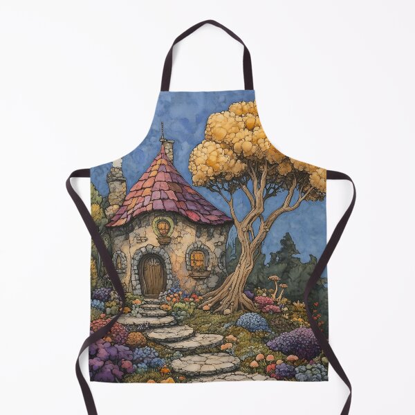 Item preview, fairy house and tree, designed and sold by GalynaLB.