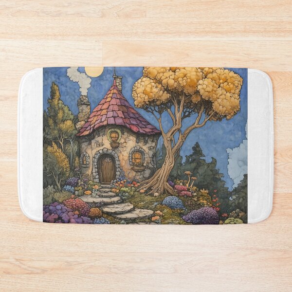 Item preview, fairy house and tree, designed and sold by GalynaLB.