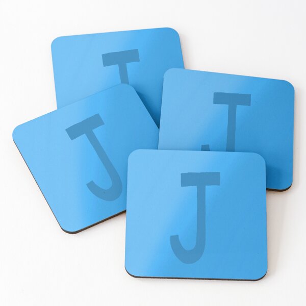 Item preview, Light Blue J with Gradient Background designed and sold by MusicQueen17.