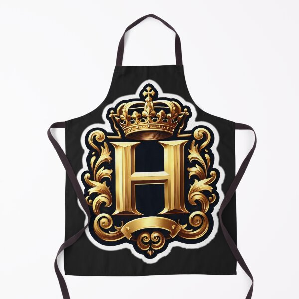Item preview, a regal and ornate crest featuring a prominent letter "H" designed and sold by ShihawyAhmad.