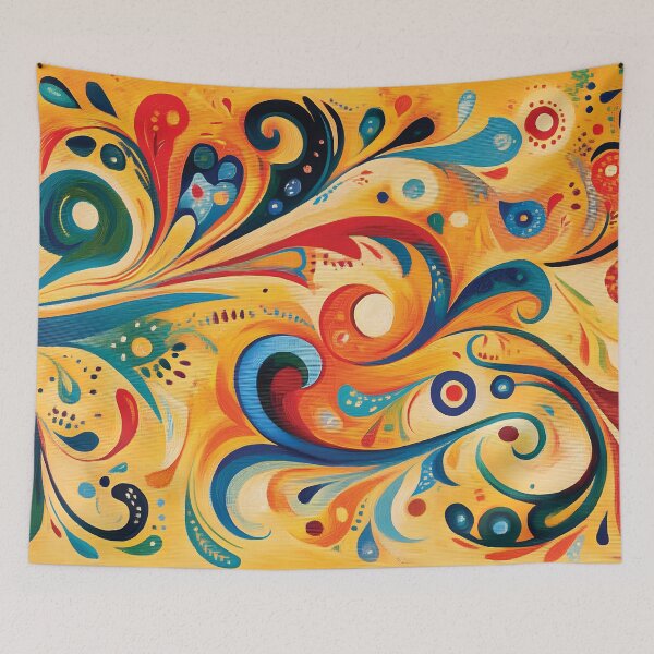 Item preview, Boho Bliss - Vibrant Folk Art Design designed and sold by Playing In Mud.