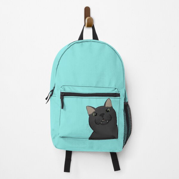 Item preview, Goofy black cat designed and sold by ashstash.