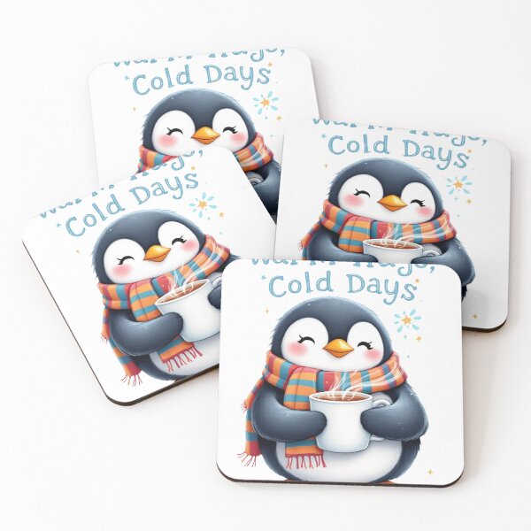 Item preview, Cute Penguin with Striped Scarf designed and sold by SignumShop.