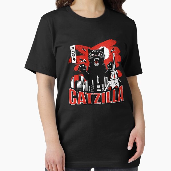 Item preview, Catzilla ネコジラ Red Retro designed and sold by JDLDesignStudio.