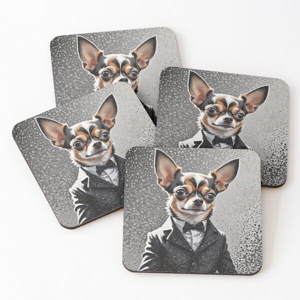 Item preview, Chihuahua in a Stylish Suit designed and sold by Slick-Waffles.