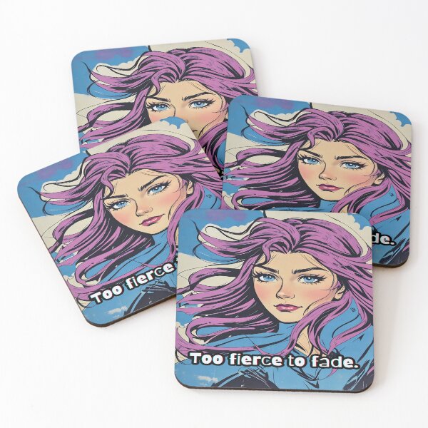 Item preview,  Too Fierce to Fade: Empowering Art Portrait designed and sold by gleefulme.