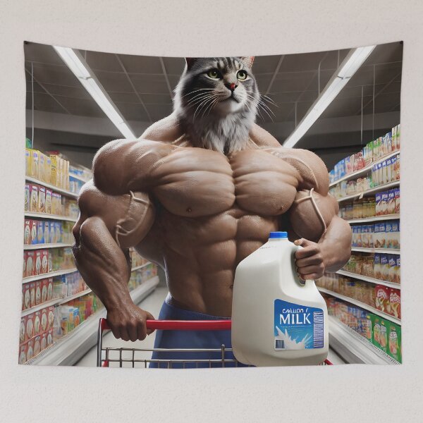 Item preview, The Milk of Champions designed and sold by ArtPrintsUSA.