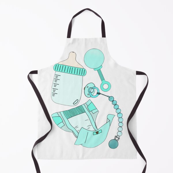 Item preview, Baby product patterns (teal) designed and sold by Artistkhg.