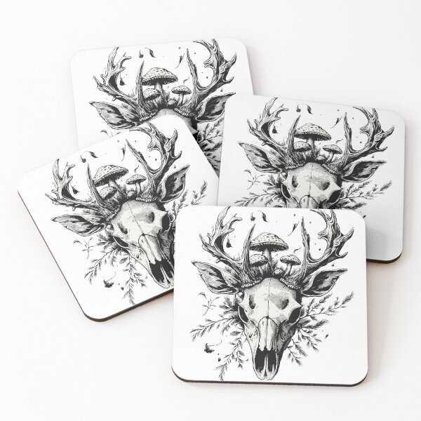 Item preview, Deer, skull, deer skull, hinting, hunter, antlers, animal, bow hunting, skulls, deer hunting, bones, buck deer designed and sold by shafranietz.