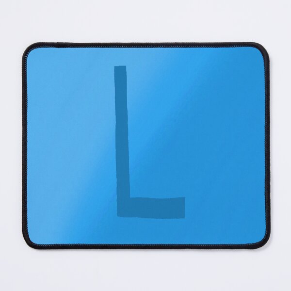 Item preview, Light Blue L with Gradient Background designed and sold by MusicQueen17.