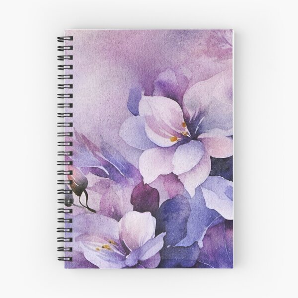 Item preview, Purple and White Flowers designed and sold by Ravenbluff.