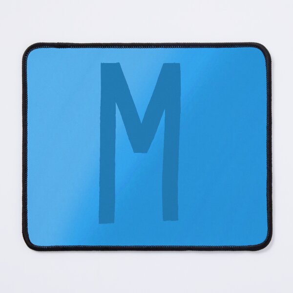 Item preview, Light Blue M with Gradient Background designed and sold by MusicQueen17.