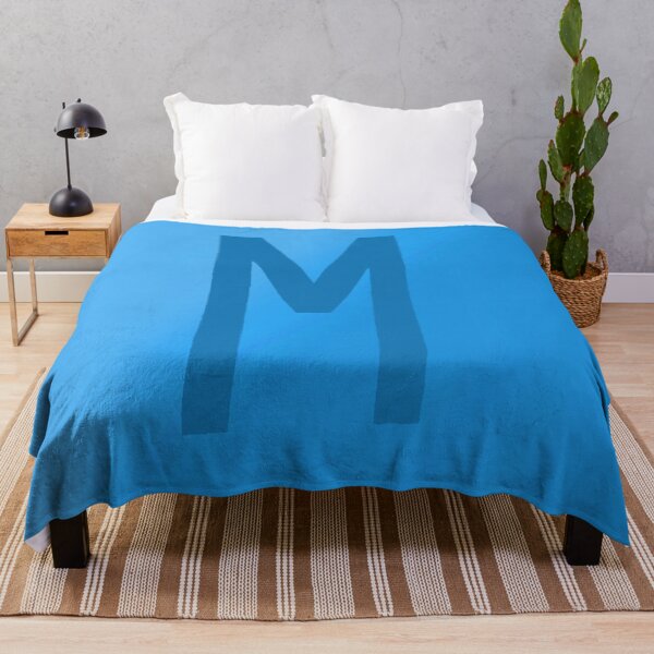 Item preview, Light Blue M with Gradient Background designed and sold by MusicQueen17.