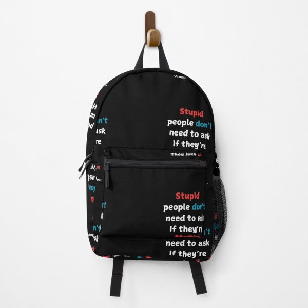 Item preview, Stupid People Philsopher's Quote designed and sold by 2Cheesy4U.