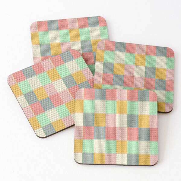 Item preview, Knitted Pastel Rectangles Fashion 03 designed and sold by Grang Art Artistic Designs.