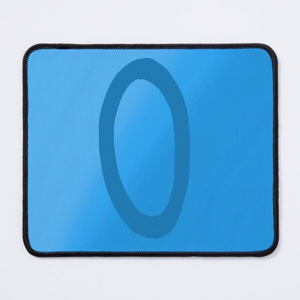 Item preview, Light Blue O with Gradient Background designed and sold by MusicQueen17.