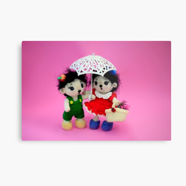 Item preview, Two hedgehogs in clothes designed and sold by olena2552.