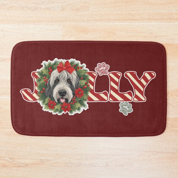 Item preview, Jolly Christmas - Bergamasco Shepherd Nose Edition designed and sold by GoodyPaws.