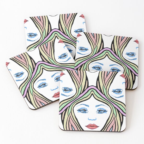 Item preview, Hand drawn design female illustration designed and sold by Shoot-The-Moon.