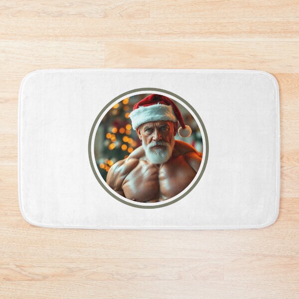 Item preview, Merry Christmas for bodybuilding lovers designed and sold by muscledaddies.