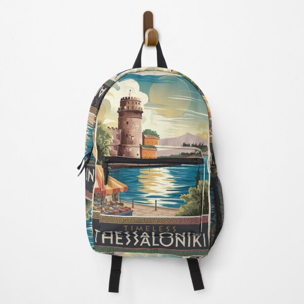 Item preview, Thessaloniki Vintage Travel Poster designed and sold by TravelerRat.