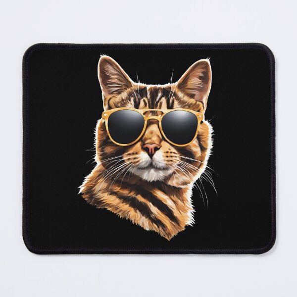 Item preview, Tabby Cat Wearing Sunglasses designed and sold by OskarArts.