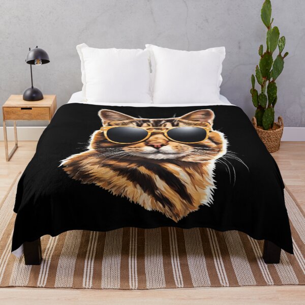 Item preview, Tabby Cat Wearing Sunglasses designed and sold by OskarArts.