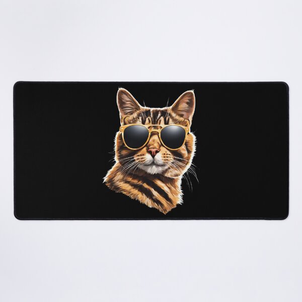 Item preview, Tabby Cat Wearing Sunglasses designed and sold by OskarArts.