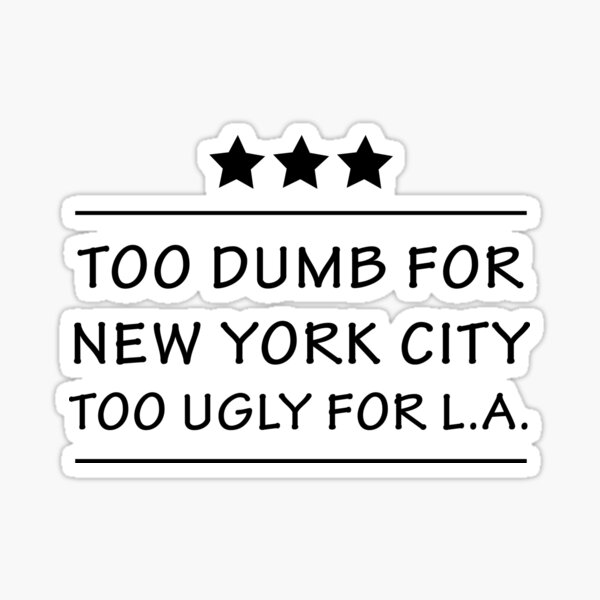 Item preview, New York and L.A. designed and sold by yellowmadcat.
