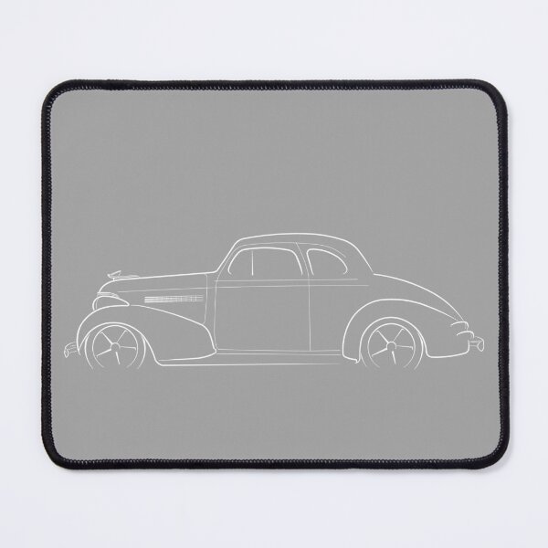Item preview, 1939 Chevy De Luxe - profile stencil, white designed and sold by mal-photography.