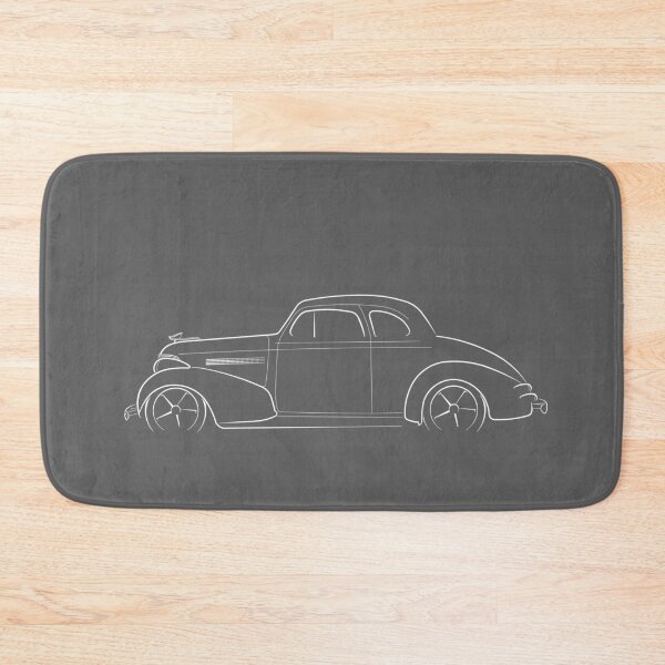Item preview, 1939 Chevy De Luxe - profile stencil, white designed and sold by mal-photography.