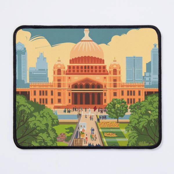 Item preview, Bangalore Vintage Travel Poster designed and sold by TravelerRat.