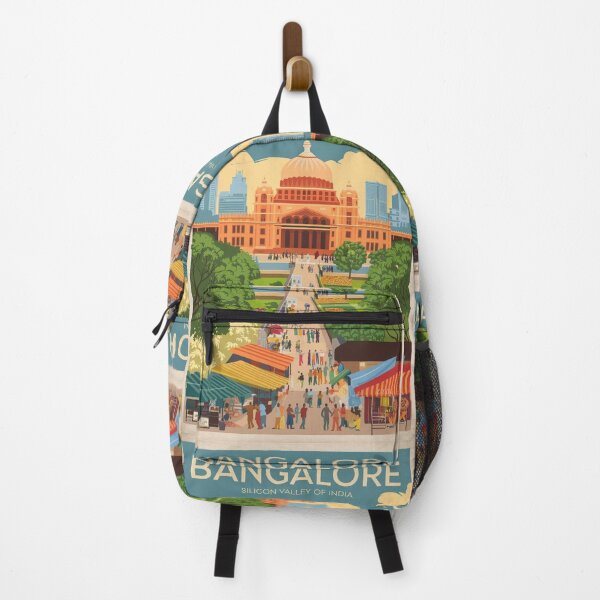 Item preview, Bangalore Vintage Travel Poster designed and sold by TravelerRat.