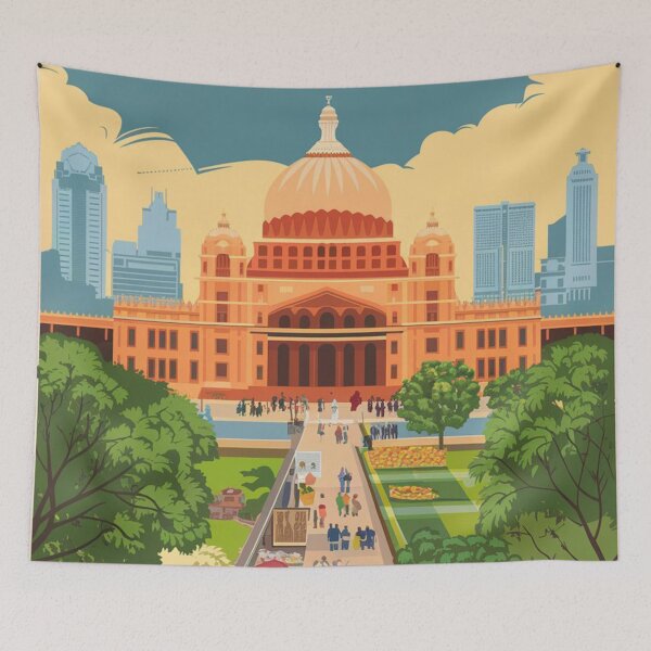 Artikelvorschau, Bangalore Vintage Reise Poster entworfen und verkauft von TravelerRat.