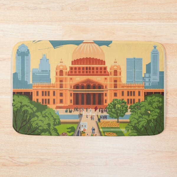Item preview, Bangalore Vintage Travel Poster designed and sold by TravelerRat.