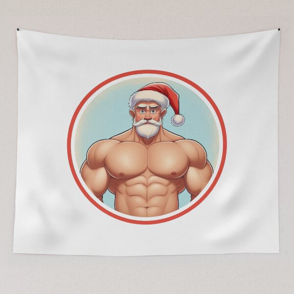 Item preview, Cute Santa Claus designed and sold by muscledaddies.