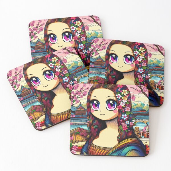Item preview, The happy Mona Lisa, manga version designed and sold by Fizmon.