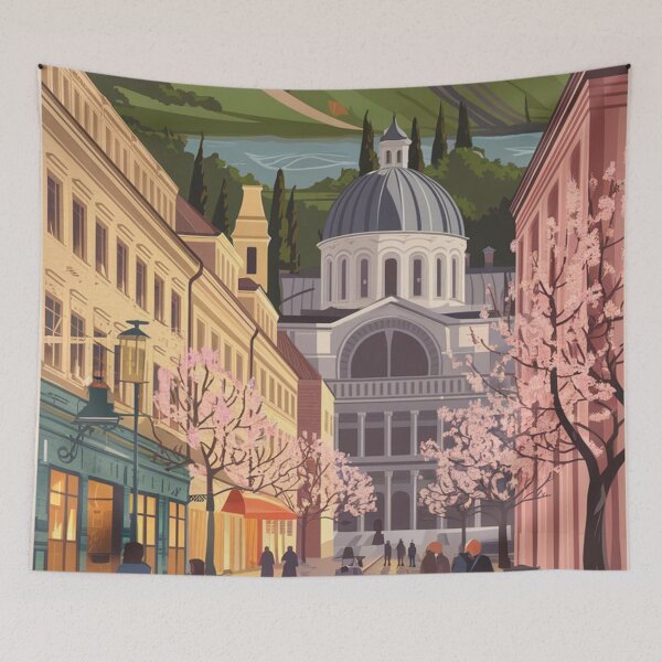 Item preview, Belgrade Vintage Travel Poster designed and sold by TravelerRat.