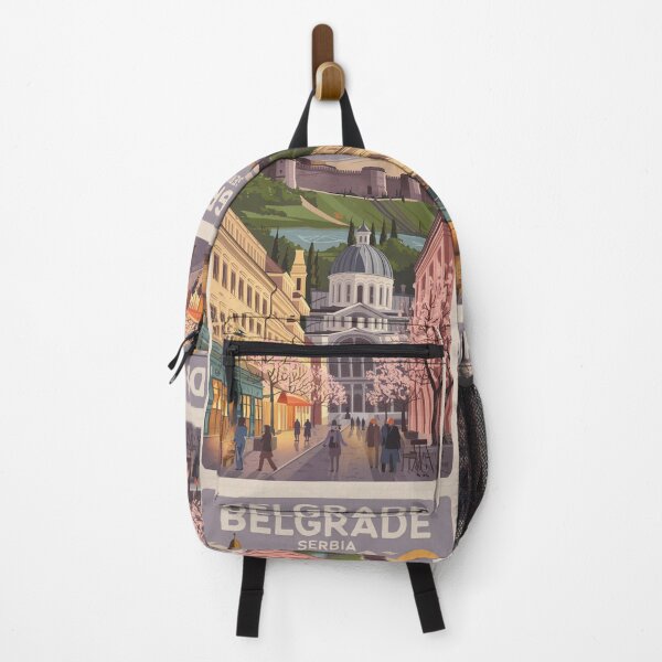 Item preview, Belgrade Vintage Travel Poster designed and sold by TravelerRat.
